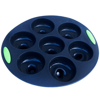 Tava de copt rotunda cu forme din silicon